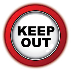 KEEP OUT ICON
