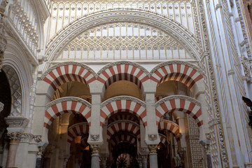 Mezquita interior view