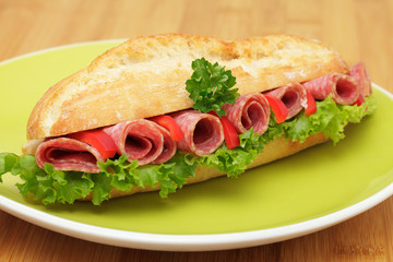 Salami Baguette