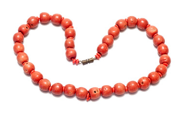 Rote Halskette