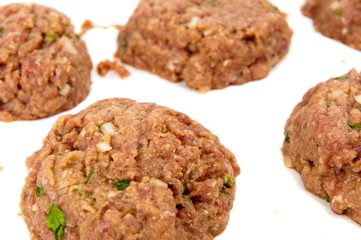 Raw Meat Balls