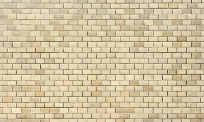 Very high resolution texture of creamy bricks wall