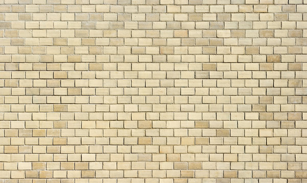 Very high resolution texture of creamy bricks wall