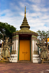 Guardian ststue in Wat Pho temple, Bangkok, Thailand