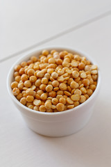 Getrocknete gelbe Erbsen