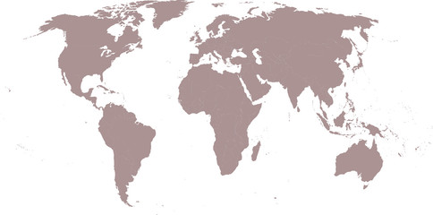 Weltkarte. Erde