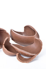 cracked chocolate egg