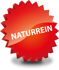 Button Rund Naturrein rot