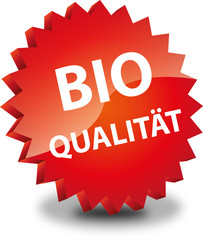 Button Rund Bio Qualität rot