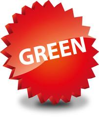 Button Rund Green rot