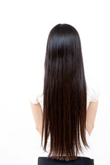 beautiful straight long hair