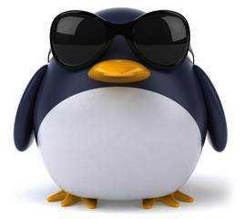 Pingouin et lunettes de soleil