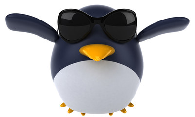 Pingouin et lunettes de soleil