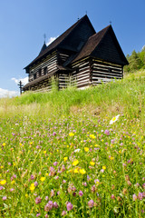 Obraz premium wooden church, Brezany, Slovakia