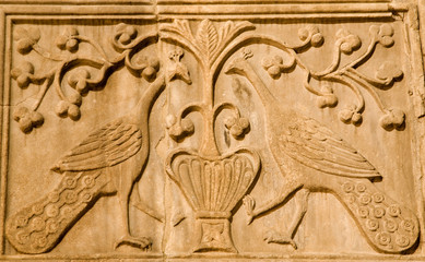 Fototapeta na wymiar Venice - relief from wall of st. Mark cathedral