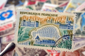 timbres - Bagnoles de l'Orne - philatélie France