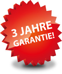 Button Rund 3 Jahre Garantie