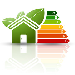 Symbole vectoriel diagnostic performance &eacute;nerg&eacute;tique (DPE)