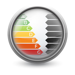 Symbole vectoriel diagnostic performance énergétique (DPE)