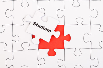 Fototapeta premium Puzzle Ausbildung / Studium