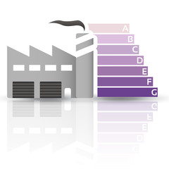 Symbole vectoriel diagnostic performance énergétique (DPE)