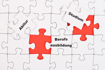 Puzzle Ausbildung / Studium