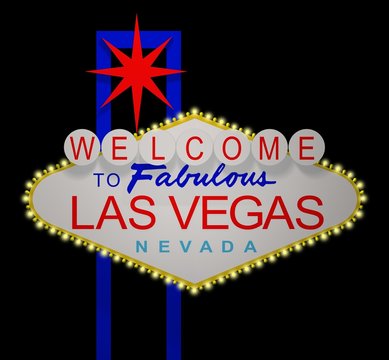 Las Vegas night sign