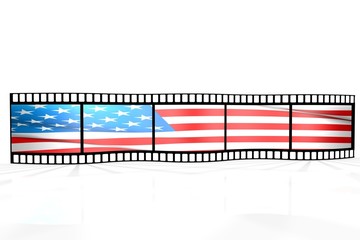 Farbfilm - fahne USA