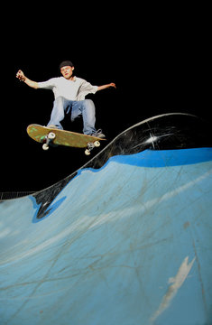 skateboarding