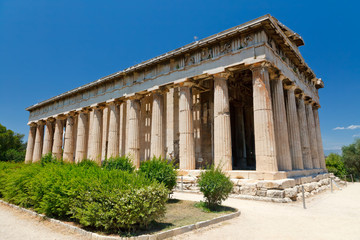 Fototapeta na wymiar Ancient Agora in Athens, Greece