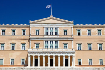 The Greek parliament, Athens