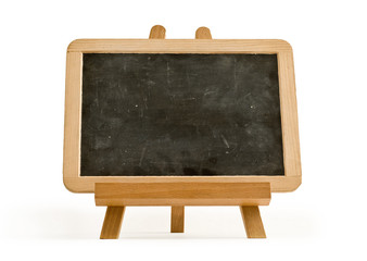 easel for artist. tripod with blackboard.