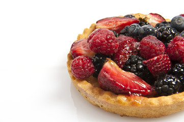 Cake with berries