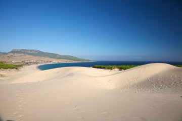 dunes over Bolonia beach
