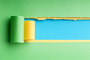 Torn paper with space for your message