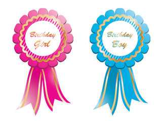 birthday rosettes