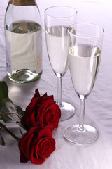 Champaign and Roses