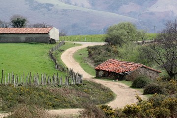 Chemin de campagne basque