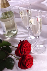 Champaign and Roses