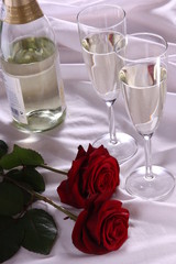 Champaign and Roses