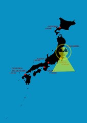 Fukushima Windrichtung Süden © Benjamin Herzog