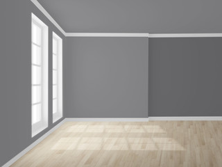 Interno vuoto da arredare