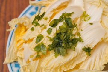 Chinese vegetables as cooking ingredients