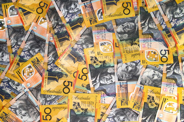 Australian Currency close-up