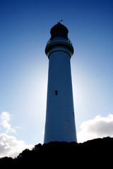 A Silhouette of Split Point Lighthouse