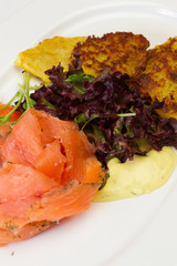Rösti mit Räucherlachs