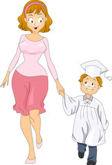 Kid Mother Graduation