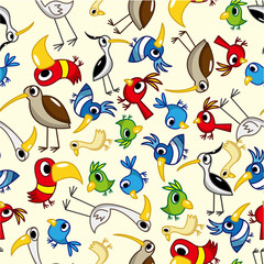 seamless bird pattern