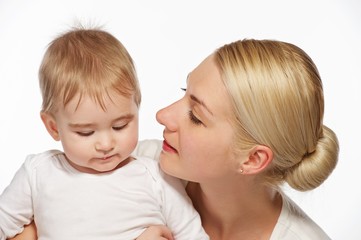 Mother with her adorable baby