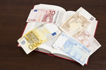 Book and money